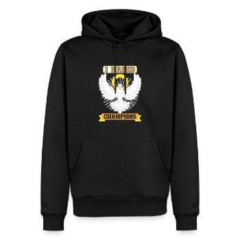 Pigeon Pigeon Racing Colombophile Pigeonnier Gardien de pigeons - Sweat à capuche Premium bio Homme - noir - Devant - Nico (187cm)