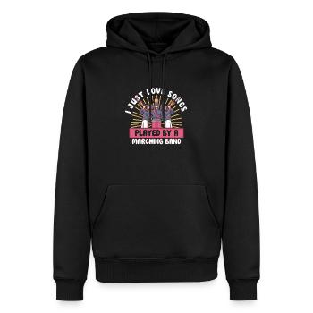 Marching Band Clarinetist School Probenmusik - Männer Premium Bio Hoodie - Schwarz - Vorne - Nico (187cm)