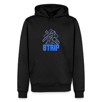 Electrician Electrical Engineer Lineman Electrical - Men’s Premium Organic Hoodie - black - Front - Nico (187cm)