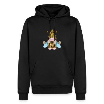 Gnome Honey Bee Beekeeper Honeybee Beekeeping - Männer Premium Bio Hoodie - Schwarz - Vorne - Nico (187cm)