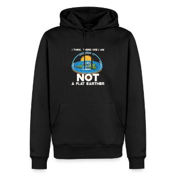 Théories du complot Théoricien du complot Illuminati - Sweat à capuche Premium bio Homme - noir - Devant - Nico (187cm)