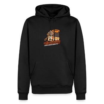 Artiste Peinture Peintre Art Couleur Art Professeur - Sweat à capuche Premium bio Homme - noir - Devant - Nico (187cm)