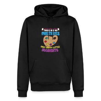 Künstler Malerei Maler Kunstfarbe Kunstlehrer - Männer Premium Bio Hoodie - Schwarz - Vorne - Nico (187cm)