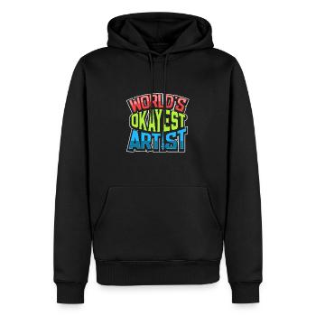 Künstler Malerei Maler Kunstfarbe Kunstlehrer - Männer Premium Bio Hoodie - Schwarz - Vorne - Nico (187cm)