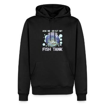 Aquaristik Aquarium Keeper Fishkeeper - Männer Premium Bio Hoodie - Schwarz - Vorne - Nico (187cm)
