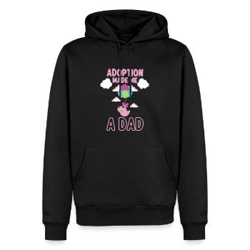 Lustige Adoptions-adoptions-tagesgeschenke - Männer Premium Bio Hoodie - Schwarz - Vorne - Nico (187cm)