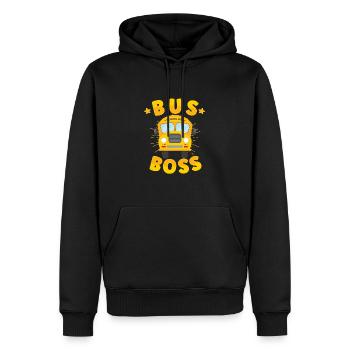 Schulbusfahrer Sei Nett Zum Schulbusfahrer - Männer Premium Bio Hoodie - Schwarz - Vorne - Nico (187cm)