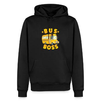 Schulbusfahrer Sei Nett Zum Schulbusfahrer - Männer Premium Bio Hoodie - Schwarz - Vorne - Nico (187cm)