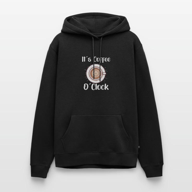 Coffee Lover Caffeine Molecule Java Latte Espresso Männer Premium Bio Hoodie