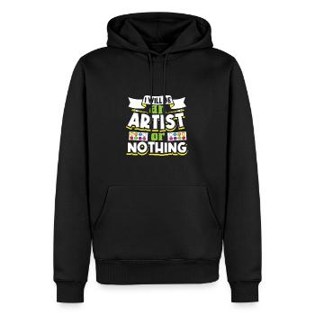Künstler Malerei Maler Kunstfarbe Kunstlehrer - Männer Premium Bio Hoodie - Schwarz - Vorne - Nico (187cm)
