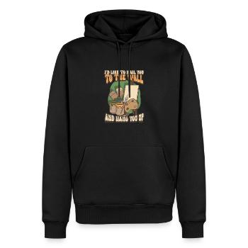 Artiste Peinture Peintre Art Couleur Art Professeur - Sweat à capuche Premium bio Homme - noir - Devant - Nico (187cm)