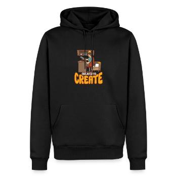 Artiste Peinture Peintre Art Couleur Art Professeur - Sweat à capuche Premium bio Homme - noir - Devant - Nico (187cm)