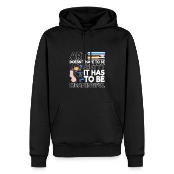 Künstler Malerei Maler Kunstfarbe Kunstlehrer - Männer Premium Bio Hoodie - Schwarz - Vorne - Nico (187cm)