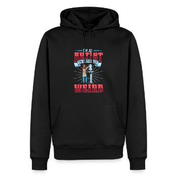 Künstler Malerei Maler Kunstfarbe Kunstlehrer - Männer Premium Bio Hoodie - Schwarz - Vorne - Nico (187cm)