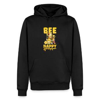 Beekeeper Gnomes Gnome Lover Funny Gnome Honey Bee - Männer Premium Bio Hoodie - Schwarz - Vorne - Nico (187cm)