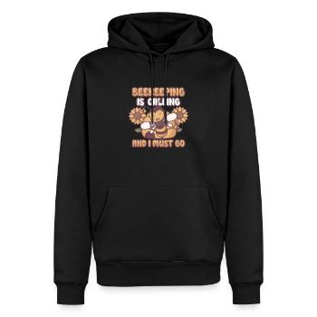 Honey Bee Beekeeping Beekeeper Honeybee Beekeeping - Männer Premium Bio Hoodie - Schwarz - Vorne - Nico (187cm)