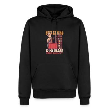 Honey Bee Beekeeping Beekeeper Honeybee Beekeeping - Männer Premium Bio Hoodie - Schwarz - Vorne - Nico (187cm)
