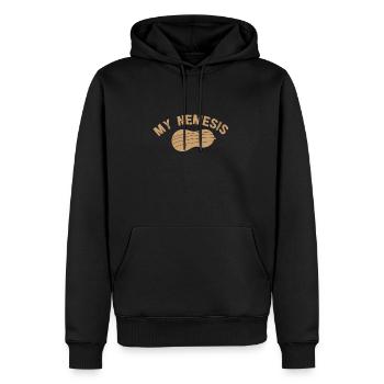 Survivant de l’allergie aux arachides Sensibilisation à l’allergie aux arachides - Sweat à capuche Premium bio Homme - noir - Devant - Nico (187cm)