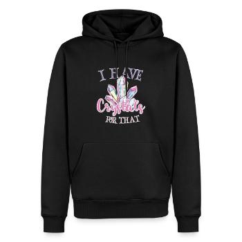 Kristallheilung Krytale Kristalle Und Steine - Männer Premium Bio Hoodie - Schwarz - Vorne - Nico (187cm)