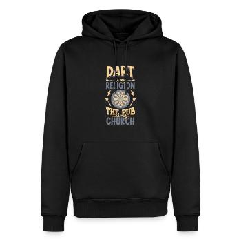 Darts Darts Player Dartboard Dartboard Darts - Men’s Premium Organic Hoodie - black - Front - Nico (187cm)
