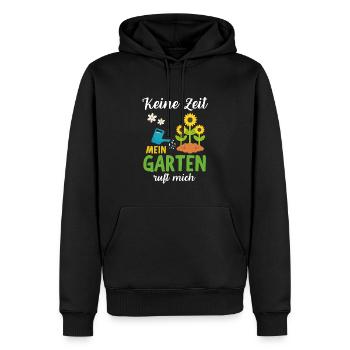 Gärtnerin Gärtner Gartenfreunde Geschenk - Männer Premium Bio Hoodie - Schwarz - Vorne - Nico (187cm)