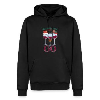 Wine making Wine Maker Wine Lover Wine Fan - Männer Premium Bio Hoodie - Schwarz - Vorne - Nico (187cm)