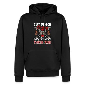 Tontaubenschießen Tontaubenschießen Schießen - Männer Premium Bio Hoodie - Schwarz - Vorne - Nico (187cm)