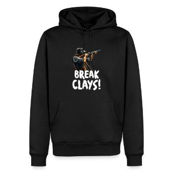 Tontaubenschießen Tontaubenschießen Schießen - Männer Premium Bio Hoodie - Schwarz - Vorne - Nico (187cm)