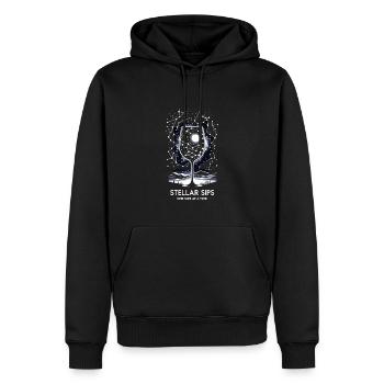 Vinification Vigneron Amateur de vin Amateur de vin Fan de vin - Sweat à capuche Premium bio Homme - noir - Devant - Nico (187cm)