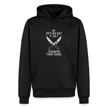 Knife Collector Knife Collection Hunting Fishing - Männer Premium Bio Hoodie - Schwarz - Vorne - Nico (187cm)