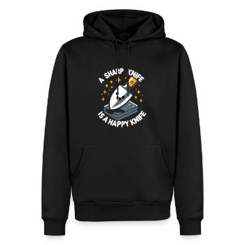Knife Collector Knife Collection Hunting Fishing - Männer Premium Bio Hoodie - Schwarz - Vorne - Nico (187cm)