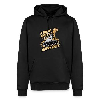 Knife Collector Knife Collection Hunting Fishing - Männer Premium Bio Hoodie - Schwarz - Vorne - Nico (187cm)