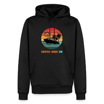 Croisière ensemble Vacances en famille dans les Caraïbes drôle - Sweat à capuche Premium bio Homme - noir - Devant - Nico (187cm)