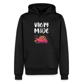 Croisière ensemble Vacances en famille dans les Caraïbes drôle - Sweat à capuche Premium bio Homme - noir - Devant - Nico (187cm)