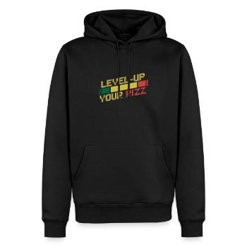 Rizzler Culture Gaming Life Rizzler Citations - Sweat à capuche Premium bio Homme - noir - Devant - Nico (187cm)