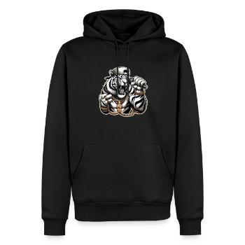 Rap Battles Freestyle Rap Competition Battle Rap - Männer Premium Bio Hoodie - Schwarz - Vorne - Nico (187cm)