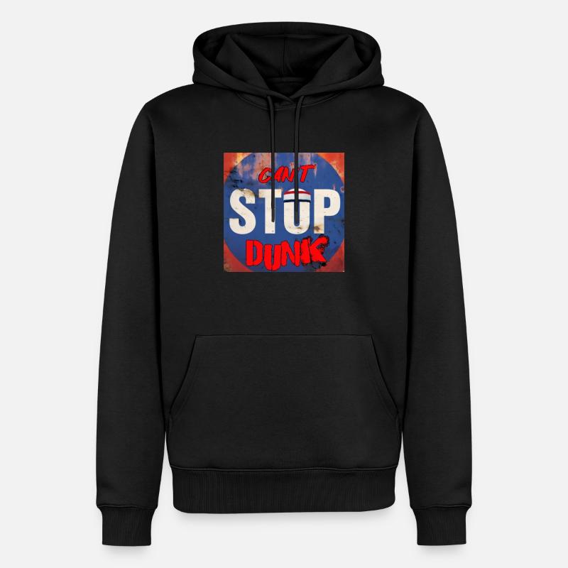 CAN'T STOP DUNK - Sweat à capuche Premium bio Homme - noir