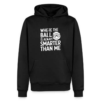 Squash Leidenschaft Squash Sport Für Squash - Männer Premium Bio Hoodie - Schwarz - Vorne - Nico (187cm)