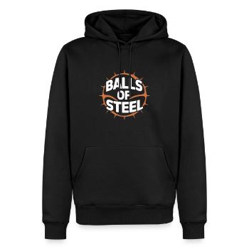 Squash Leidenschaft Squash Sport Für Squash - Männer Premium Bio Hoodie - Schwarz - Vorne - Nico (187cm)