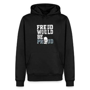 Understanding Psychology Mind and Behavior - Männer Premium Bio Hoodie - Schwarz - Vorne - Nico (187cm)
