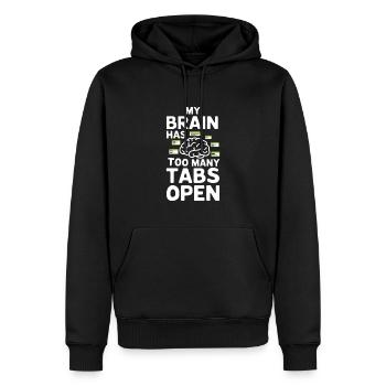 Understanding Psychology Mind and Behavior - Männer Premium Bio Hoodie - Schwarz - Vorne - Nico (187cm)