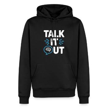 Understanding Psychology Mind and Behavior - Männer Premium Bio Hoodie - Schwarz - Vorne - Nico (187cm)