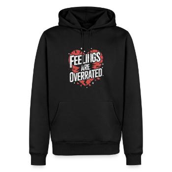 Emo Vibes and Emotional Punk Aesthetic for the - Männer Premium Bio Hoodie - Schwarz - Vorne - Nico (187cm)