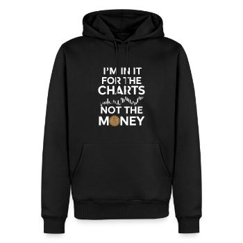 Maîtriser le marché boursier : les stratégies de day trading - Sweat à capuche Premium bio Homme - noir - Devant - Nico (187cm)