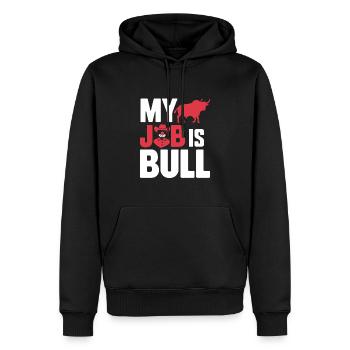 Rodeo Clown Entertainer Bull Riding And Rodeo - Männer Premium Bio Hoodie - Schwarz - Vorne - Nico (187cm)