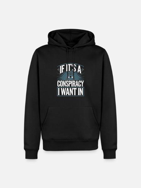 Global Conspiracy - Men’s Premium Organic Hoodie - black