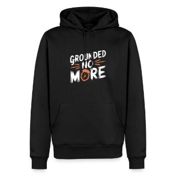 Parachutisme Débutants Aventure Nerfs - Sweat à capuche Premium bio Homme - noir - Devant - Nico (187cm)