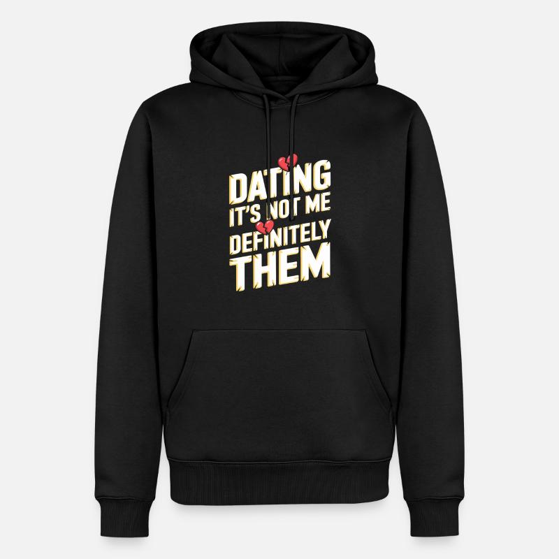 Rencontres Catastrophe Comédie Drôle Échecs - Sweat à capuche Premium bio Homme - noir