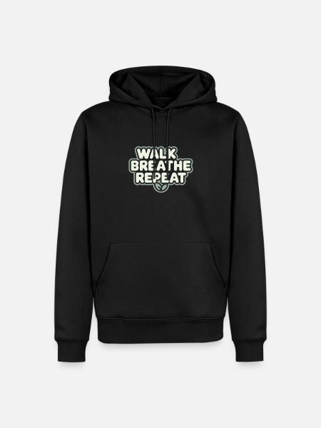 Silten Geweise Achtsamkeitspraxis Technischfrei - Männer Premium Bio Hoodie - Schwarz