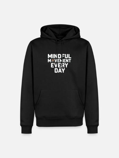 Silten Geweise Achtsamkeitspraxis Technischfrei - Männer Premium Bio Hoodie - Schwarz